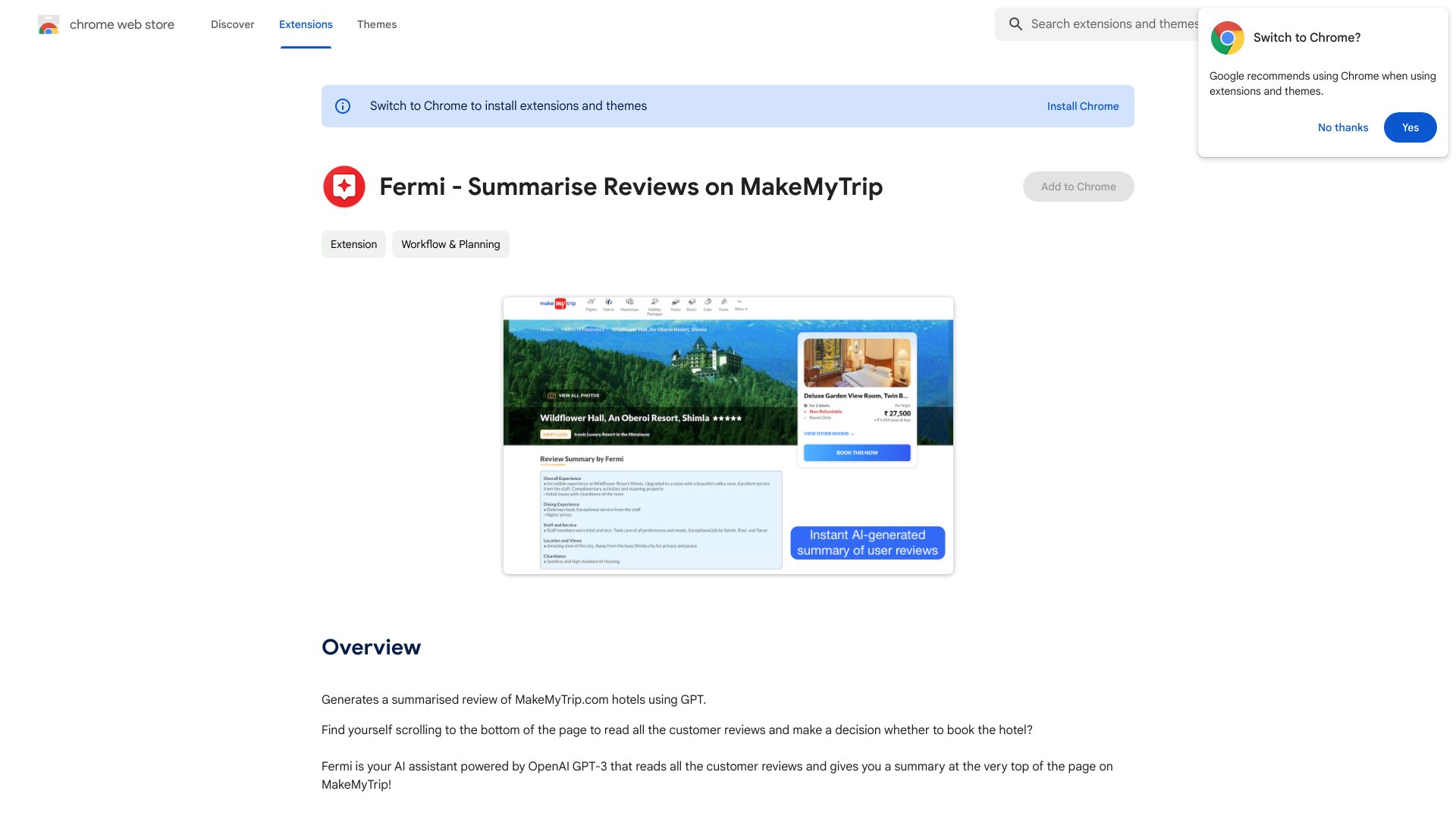  - fermi-summarise-reviews-on-makemytrip-startup-thumbnail-image.jpg Listing Image